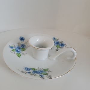 PWF Japan Blue Floral Finger Candleholder